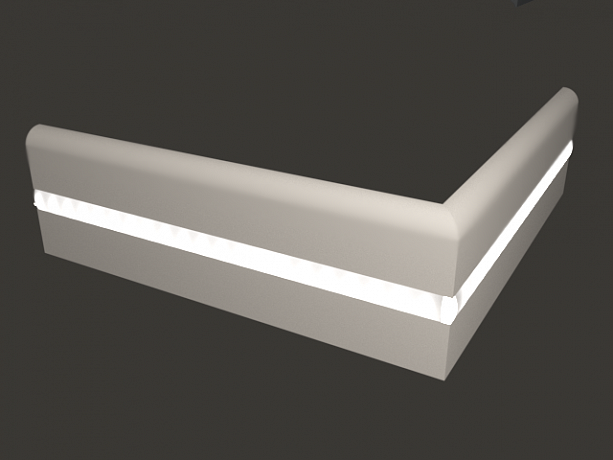 Плинтус с подсветкой PN 050 LED