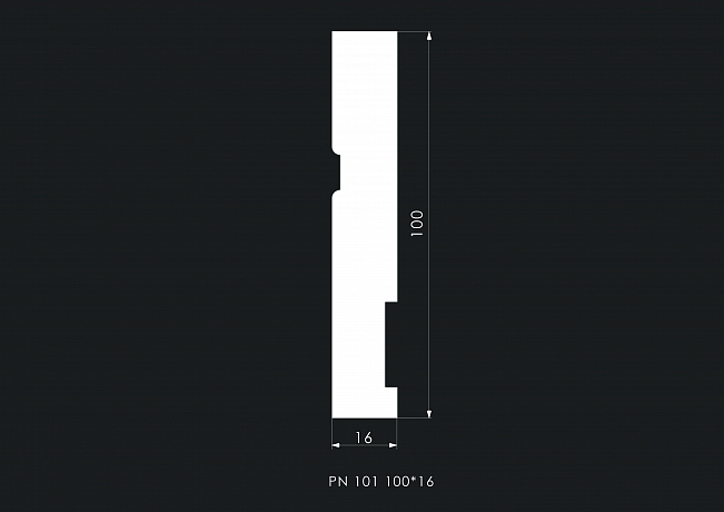 Плинтус PN 101