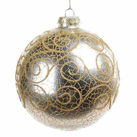 Елочное украшение "ШАР Кружево" 31462